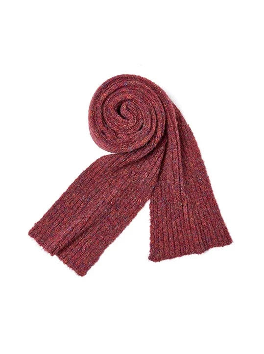 Ribbon Ribbed Knit Top + Ribbon Knit Hat + Knit Flowers