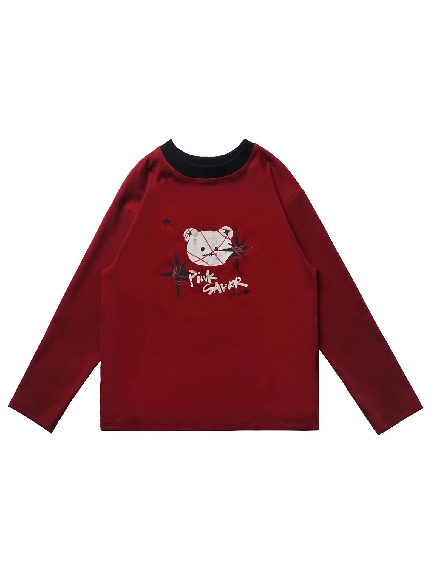 Escape Plan Red Black Work Neck Halter Jacket