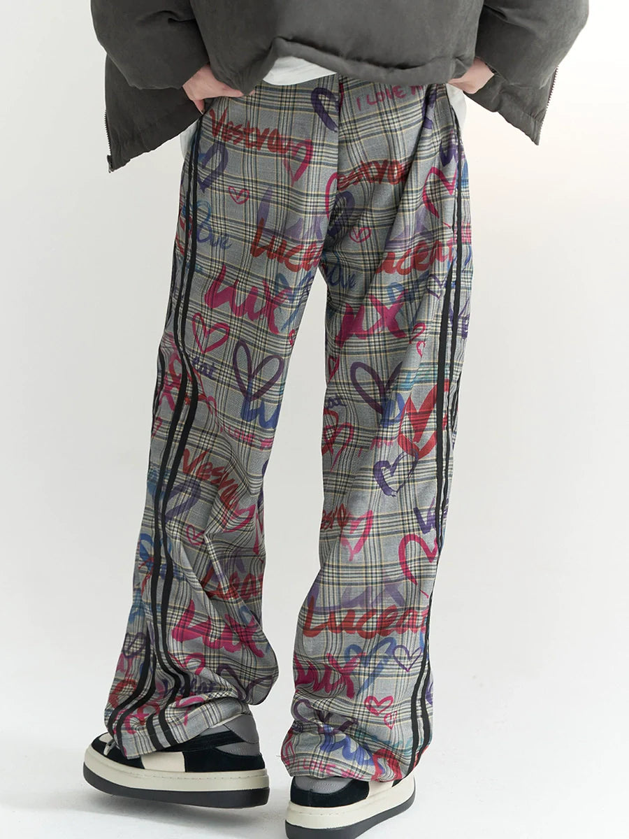 Pants Dark Rakugaki Colorful