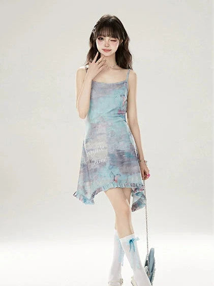 フェアリーバタフライドレス ショート/ロングサスペンダー