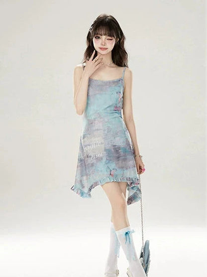 フェアリーバタフライドレス ショート/ロングサスペンダー