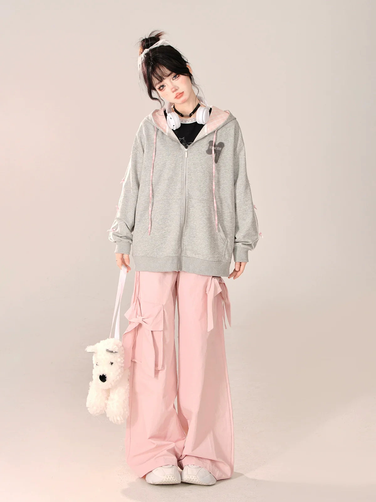 Trendy Brand Parka mit Kapuze und Reißverschluss