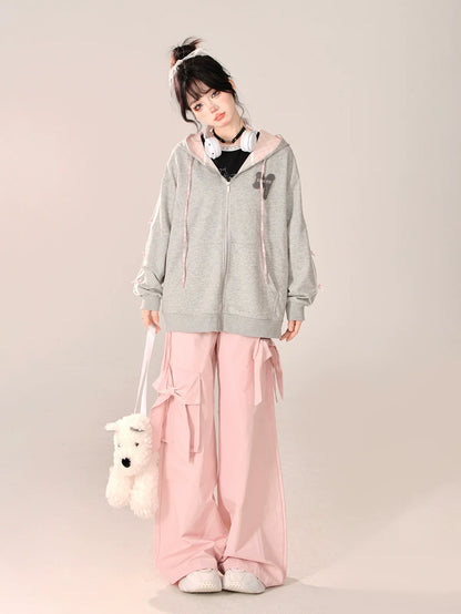 Trendy Brand Parka mit Kapuze und Reißverschluss