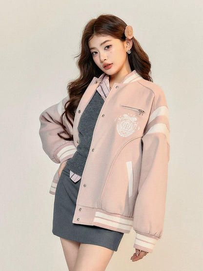 Sporty Pink Jacket Sweet