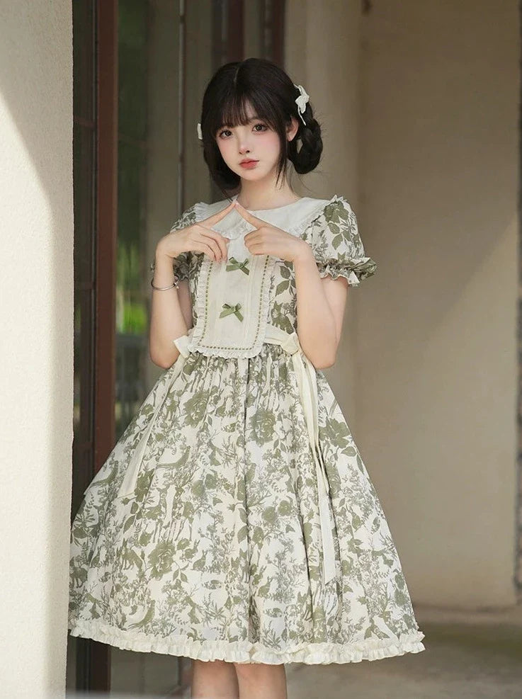 レースフリルロリータドールレトロ