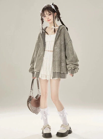 スカートレースホワイトケーキ