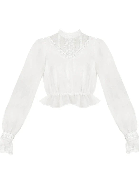 Multi Shawl Reservations Lolita Frilled + Wear Top