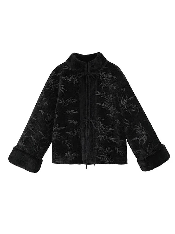 ファーチャイナベルベットアウターウェア