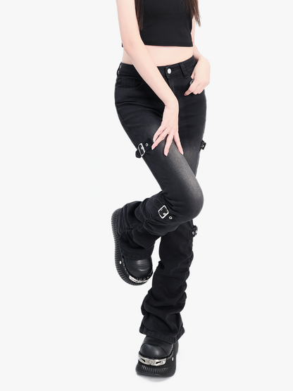 Gürtelhose Stretch Pile