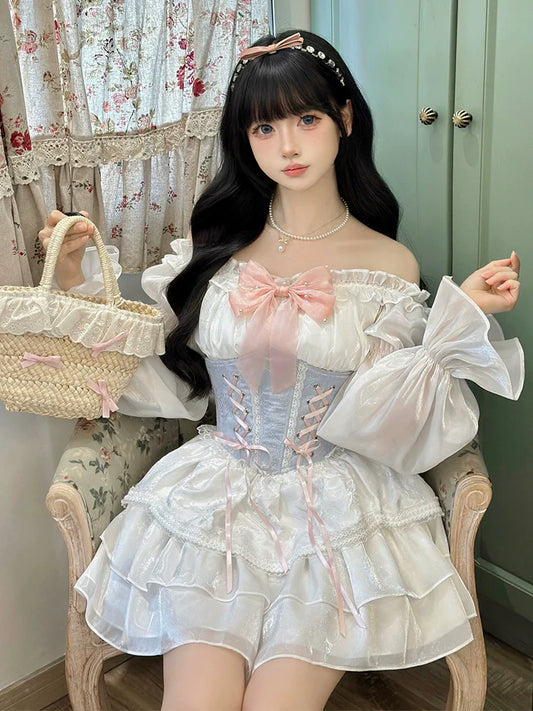 シフォンスイートフェアリードレスコルセット