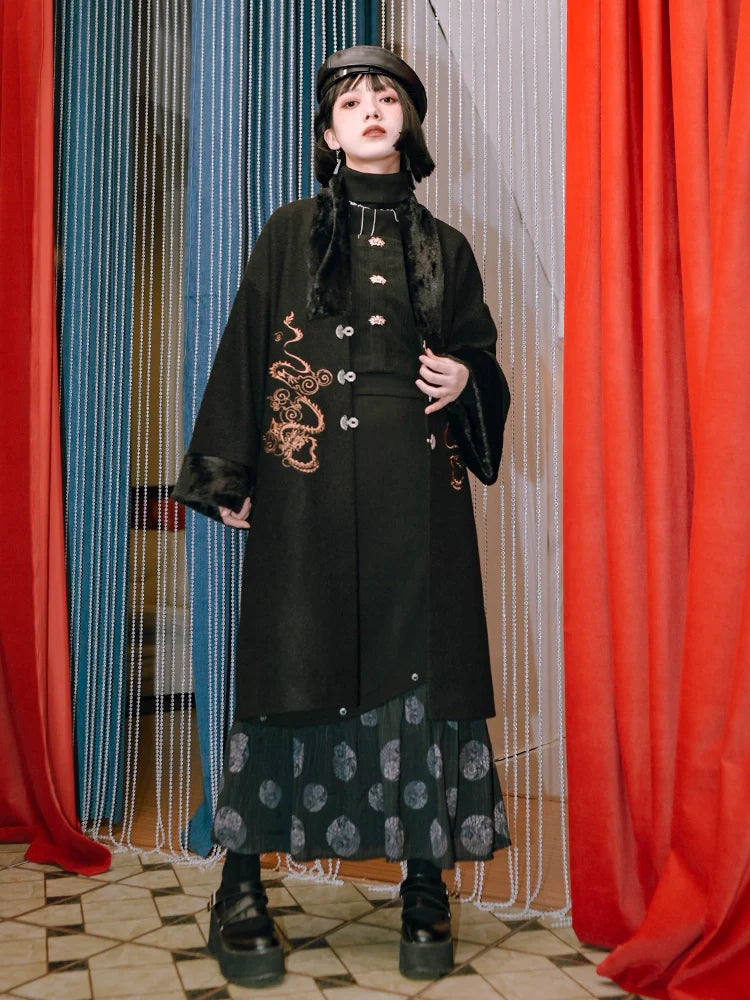 Langer China Plus Print Rock Splicing Samt