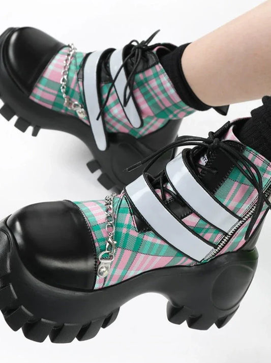 Hohe Schuhe Schnitt Check Volumen