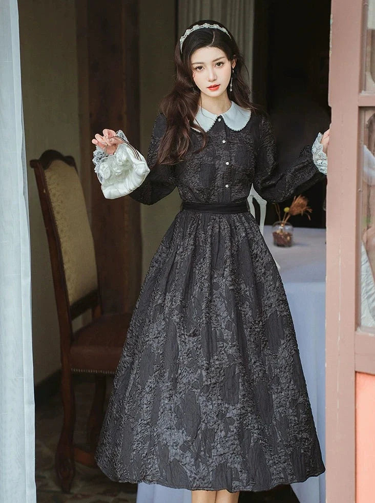 ブラウス スカート シック フレア エレガント