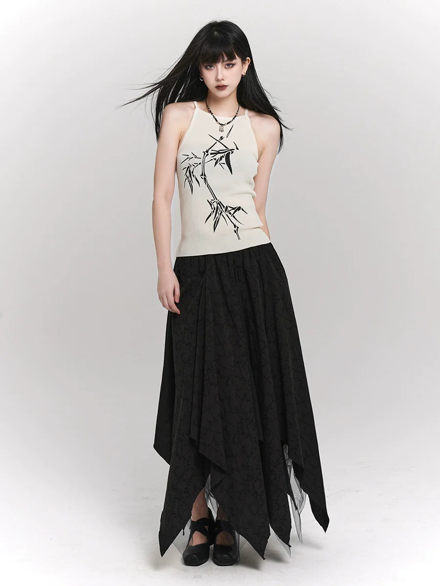 Camisole Girl Mode Ghost Design