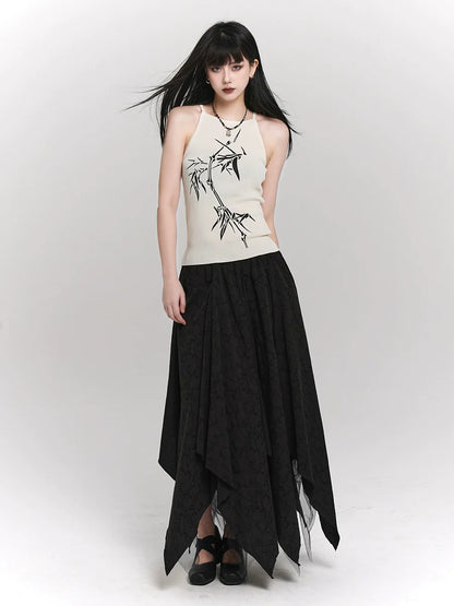 Camisole Girl Mode Ghost Design