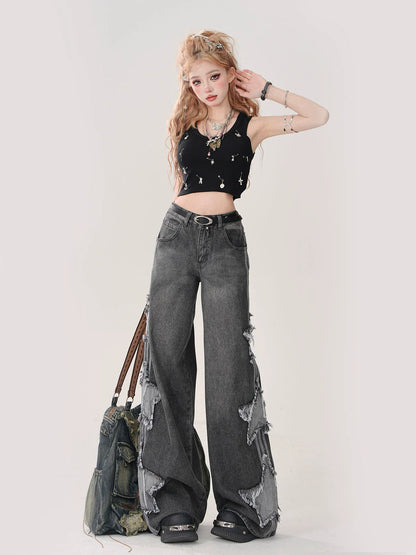 Top Crop Kurzes Tanktop Cross