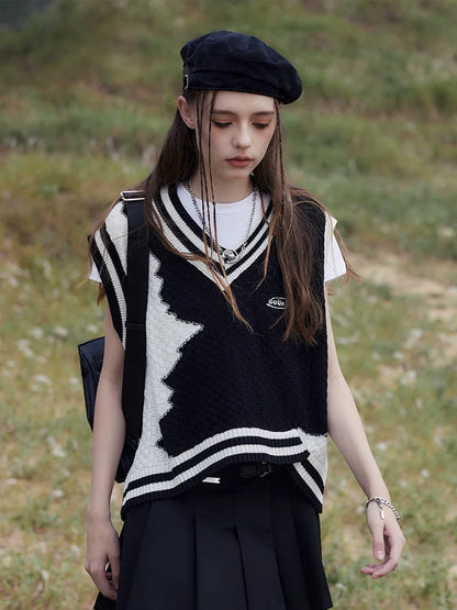 Farbdesign Kontrast Kuh Weste Sommer