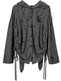 Tops Rabbit Dark Loose Ear