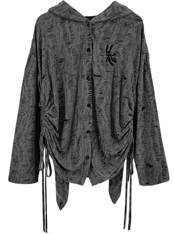 Tops Rabbit Dark Loose Ear