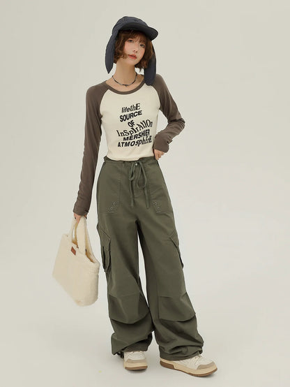 Wide Cargo Fold American Pinch Pants