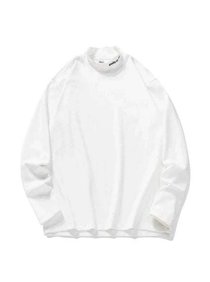 Oberteile mit Logo und mittelhohem Kragen