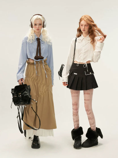 ショートハートシャツ ガーリー