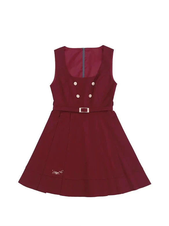 ストライプベスト マジックドレス ナイト刺繍スーツ シャツドレス バッジ