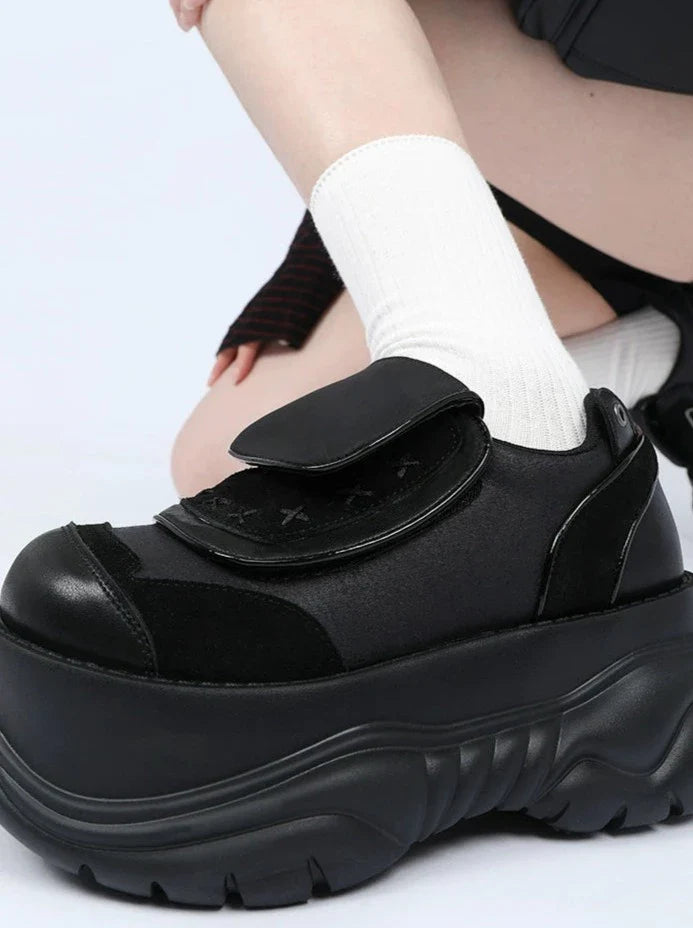 Shoes Macaron Little Black Dark