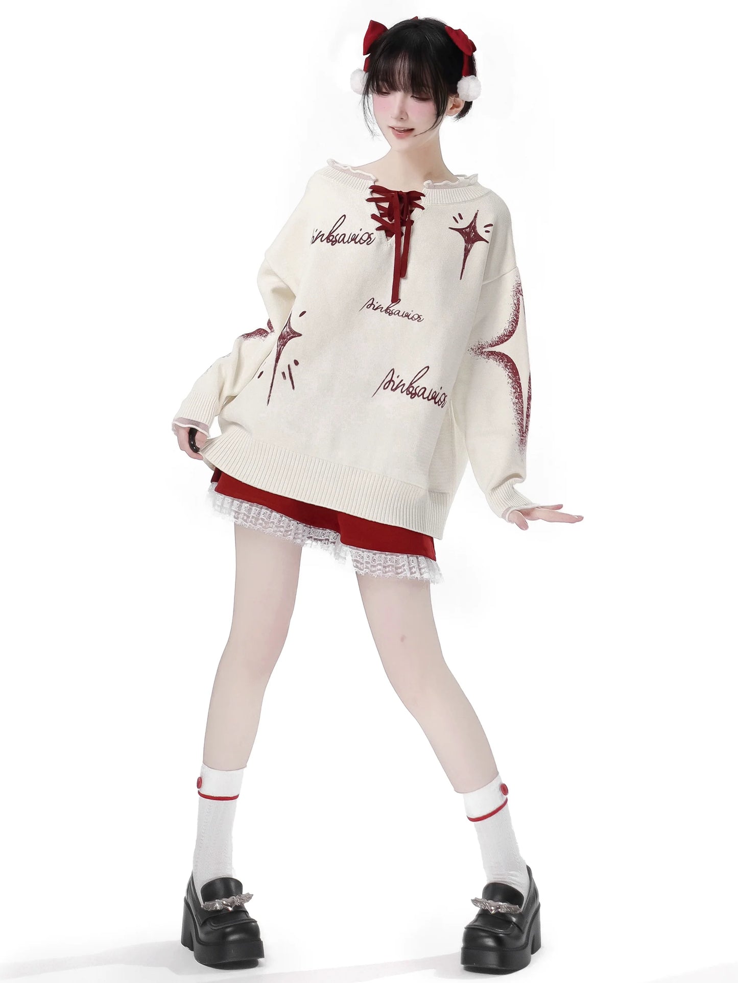 Star Strap Spectrum Soft Race + Red Tops Knit