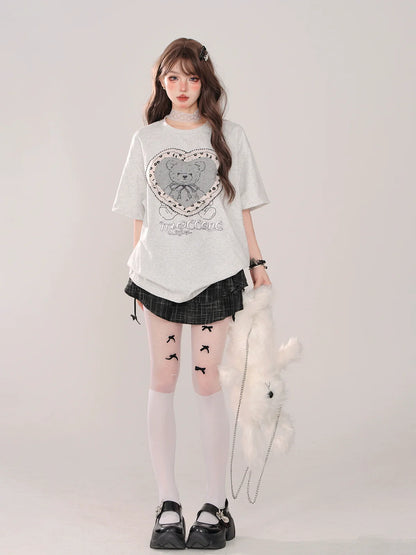 Herzförmiger Ring in Übergröße