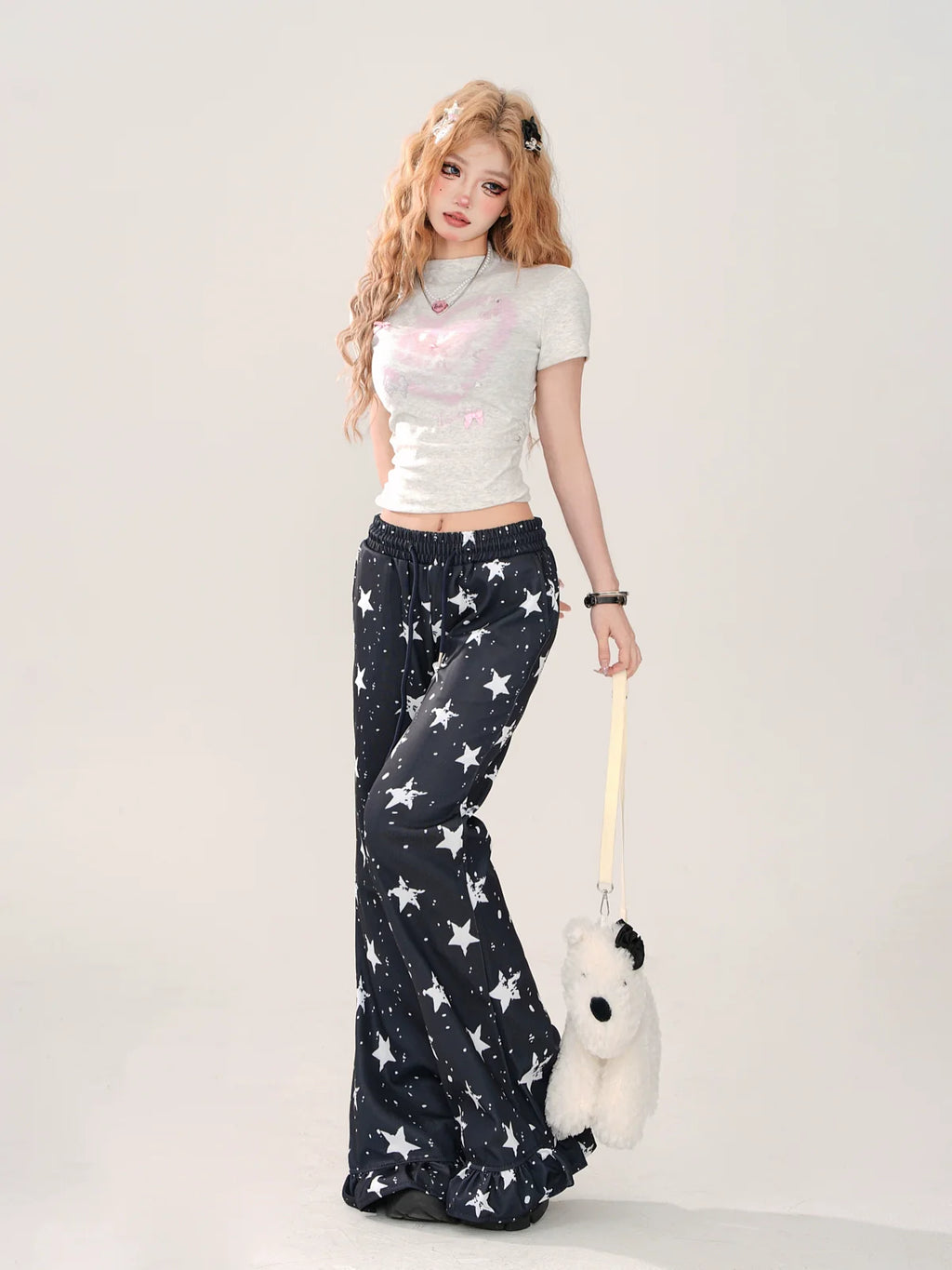 Girly Tops Heart Big Design