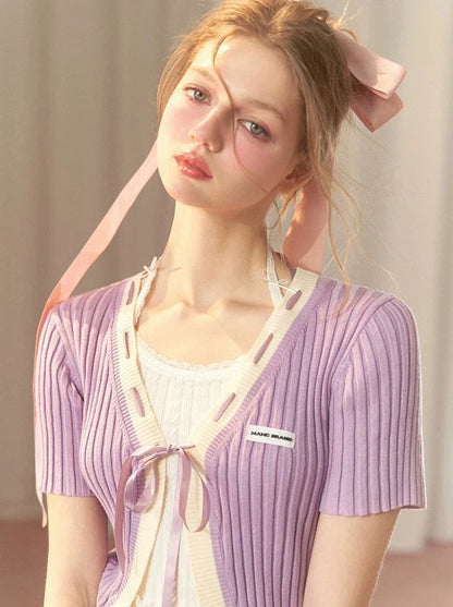 Sweet Tops Stitch Purple Summer Ribbon