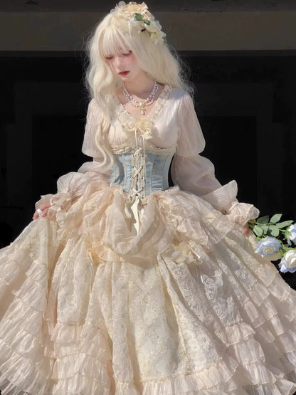 Flower wedding Lolita Gows Dress