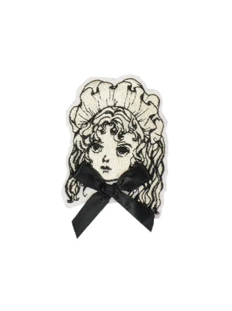 ドレスセット ナイト刺繍人形プリント