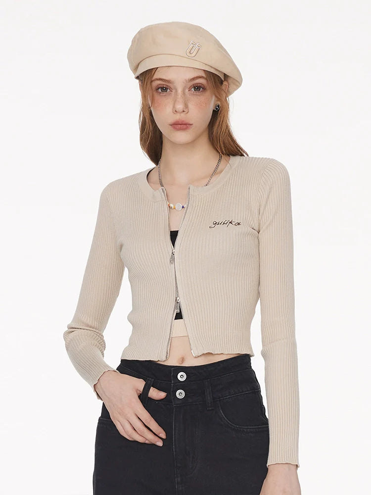 Reißverschlussoberteile Slim Short