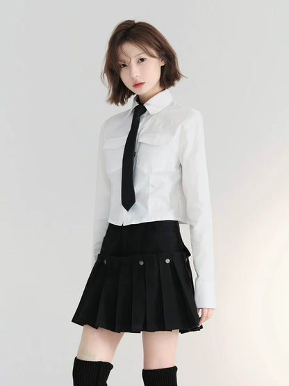 フィットシャツ スリムショート