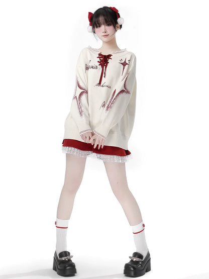 Star Strap Spectrum Soft Race + Red Tops Knit