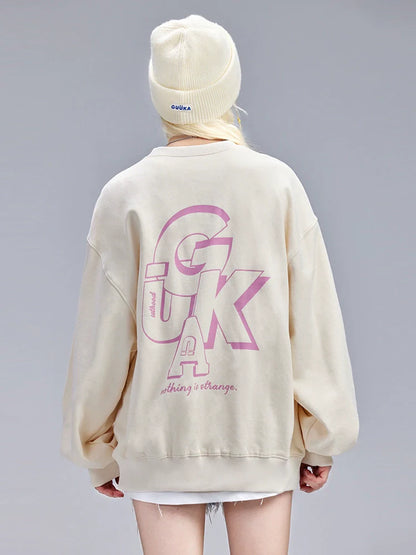 Creamy Logo Yellow Bag Sweatshirt