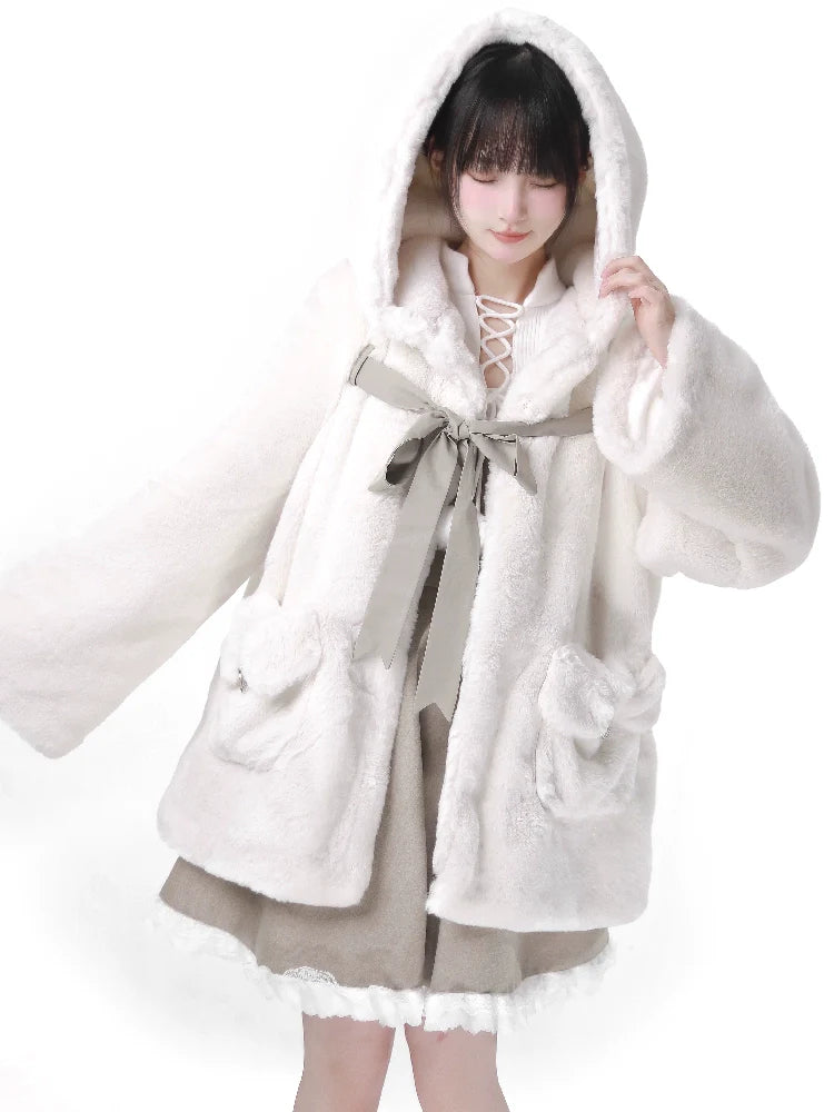 Munapoem Eco Far Coat Fischschwanzloser Riemen Rennjacke Wollanzug