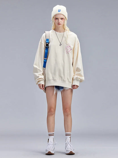 Creamy Logo Yellow Bag Sweatshirt