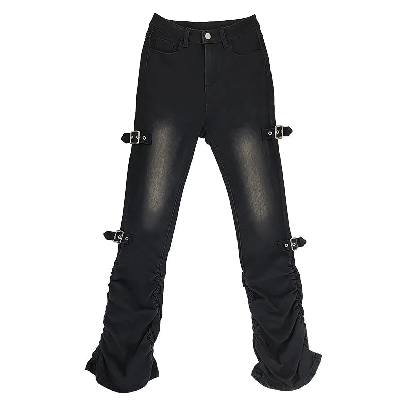 Gürtelhose Stretch Pile