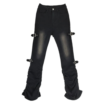 Gürtelhose Stretch Pile