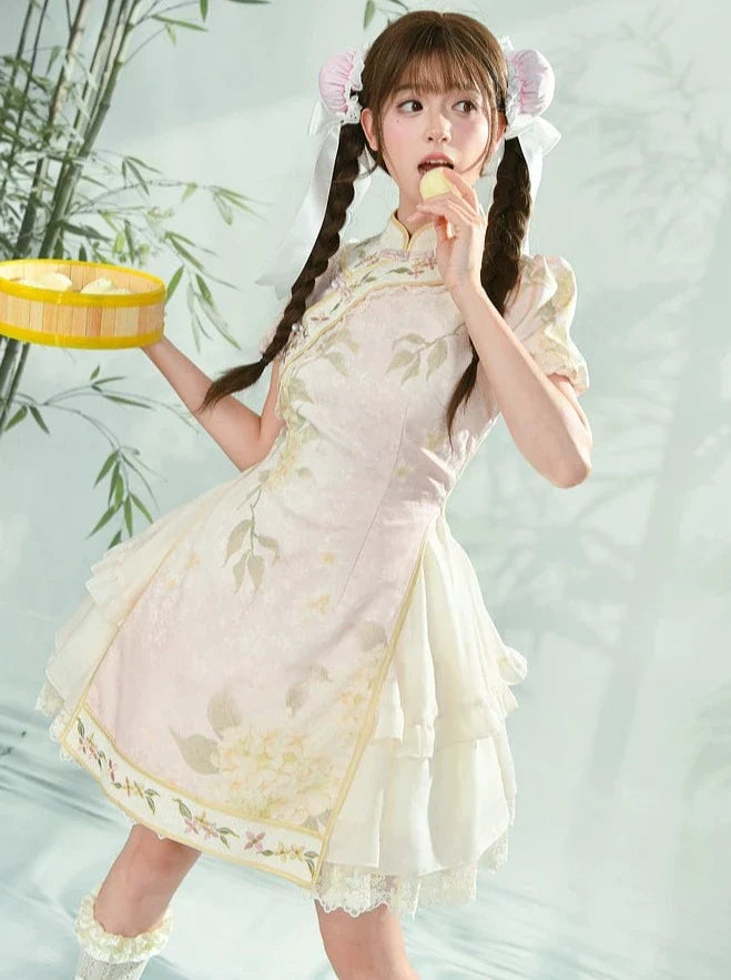 フラワーチャイナドレス スイートデザイン