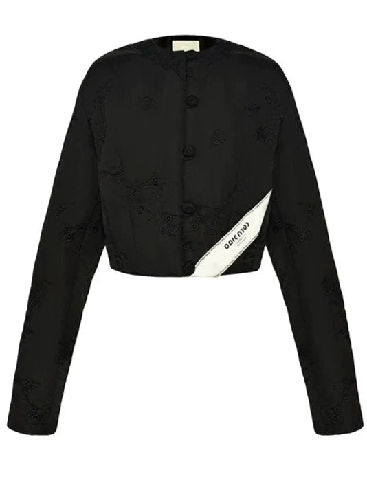 One Design Waist Short Jacket