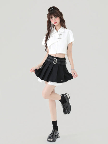 ショートアメリカンスタイルメタルトップカレッジボタン