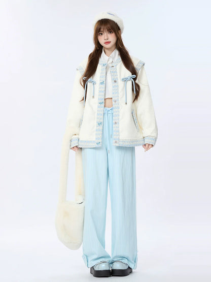 Jackenkragen Frühling Milky Sweet