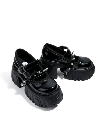 Little Volume Belt Black Shoes