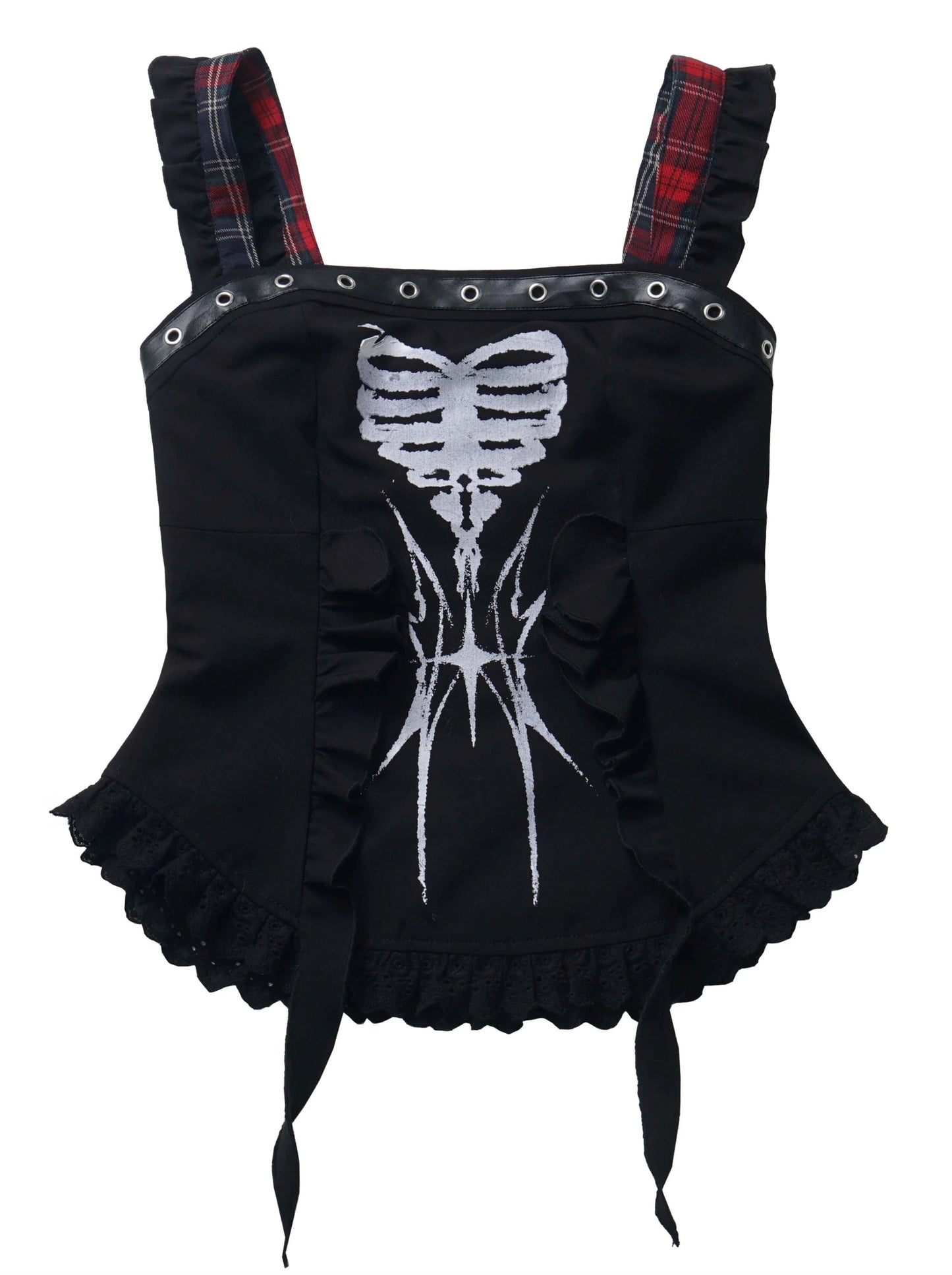 Knochen Waistland Anzug Saum Dark Subkultur Unregelmäßig Original