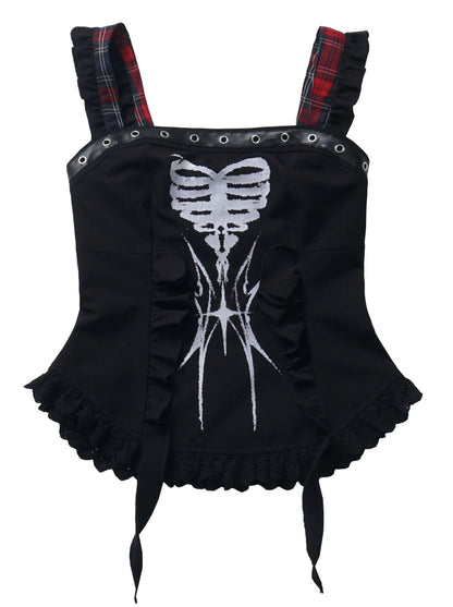 Knochen Waistland Anzug Saum Dark Subkultur Unregelmäßig Original