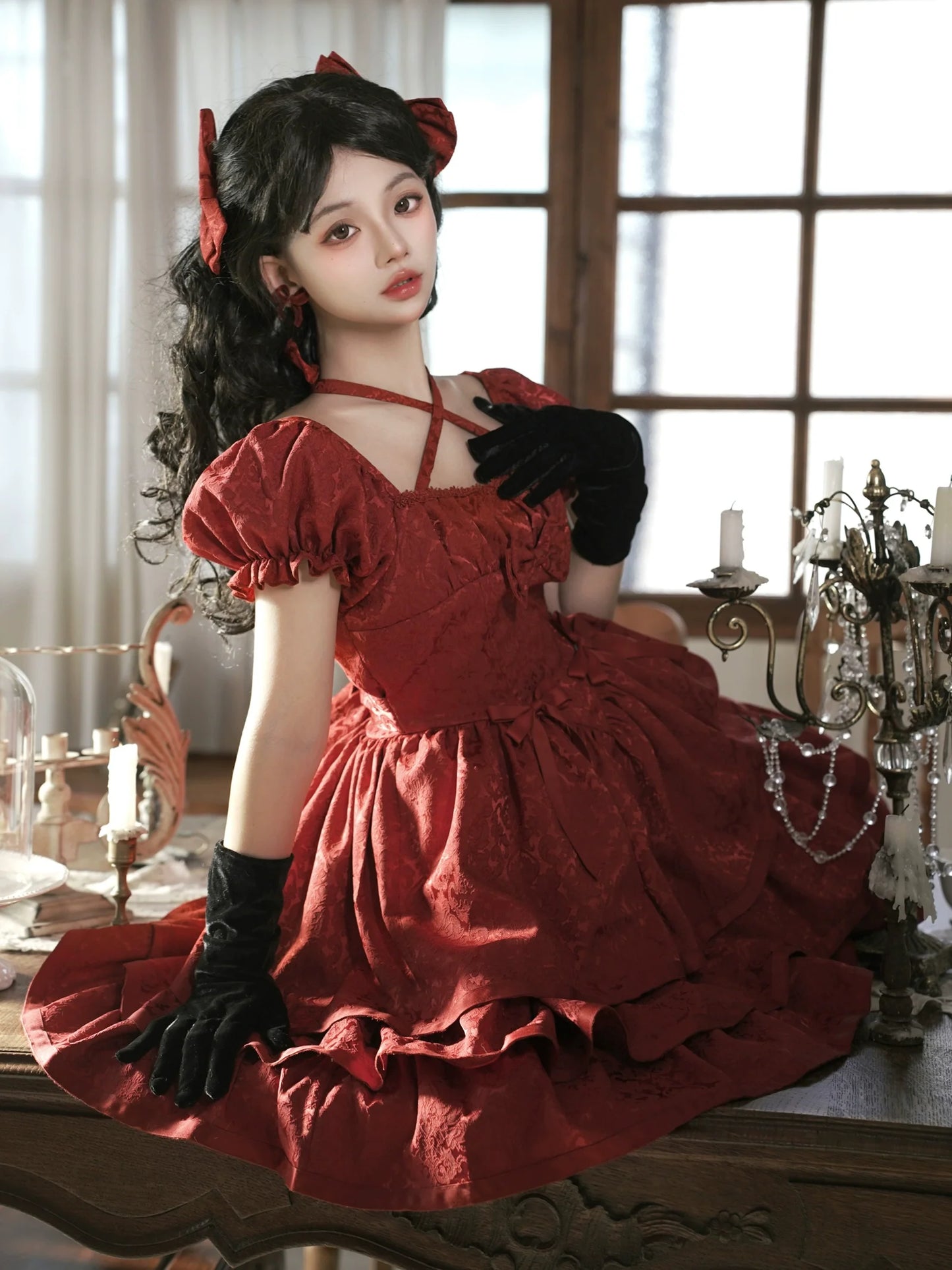 ドレスチュチュロリータソーンローズオリジナル